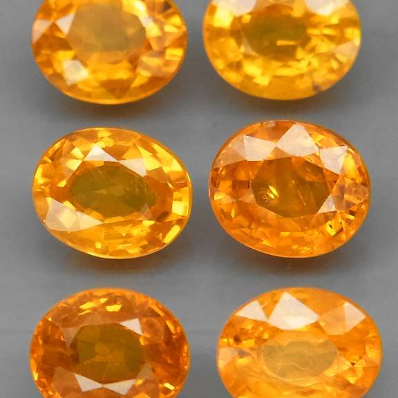 Full fire! 5.17ct top golden Sapphire set
