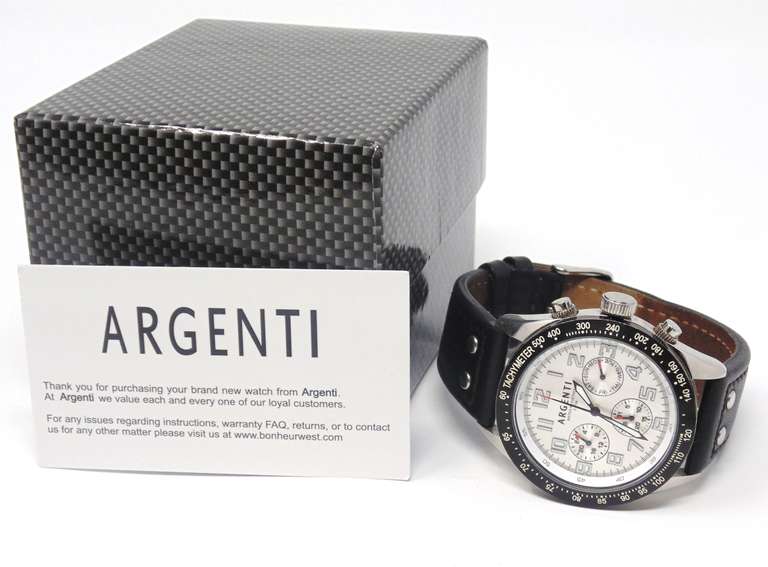 Argenti 1369m Multi Function Silver Dial Watch