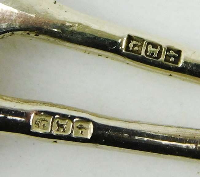 6 Sterling Silver Demi-Tasse Spoons