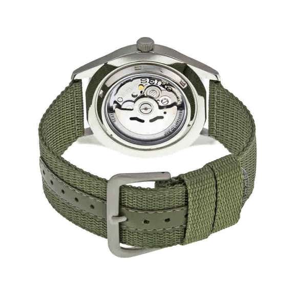 Seiko Sport Automatic Khaki Green Canvas