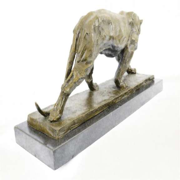 Animal Edition Lion Wildlife Bronze Statue