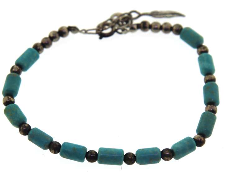 Sterling Silver Turquoise Bracelet