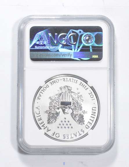 ENHANCED REV PF70 2019-S American Silver Eagle - Graded NGC