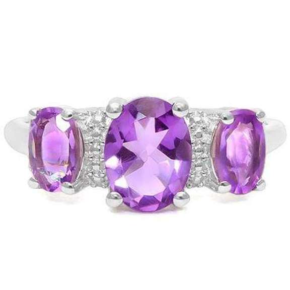 Amethyst Sterling Silver Ring