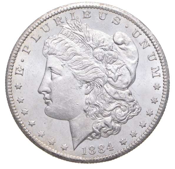 1884-CC Morgan Silver Dollar