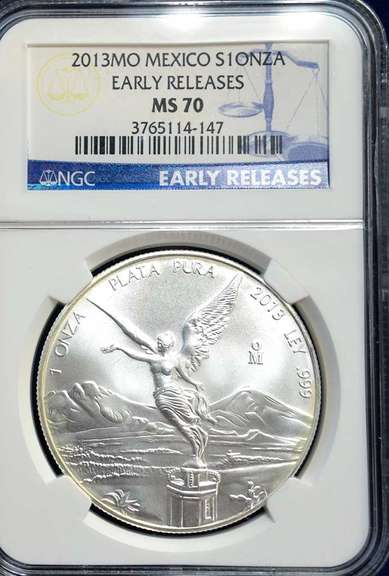 2013 MO Mexico S1 ONZA ER NGC MS70