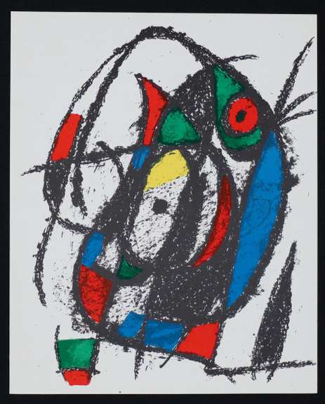 JOAN MIRO LITHOGRAPHIE ORIGINALE 1975
