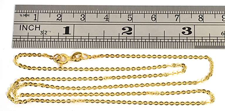 Sturdy 20 Inch Cable Link Necklace