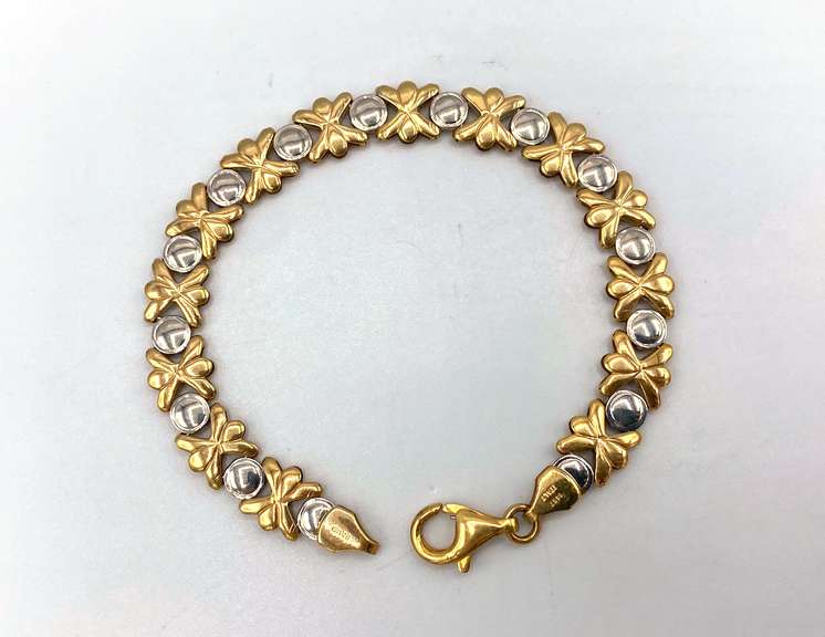 Reversible 14kt Gold Bracelet