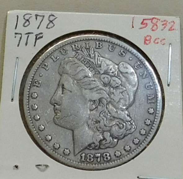 1878-8TF Morgan Dollar  circ