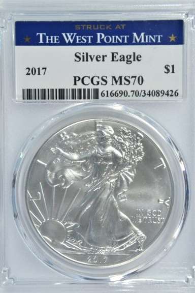 Flawless 2020 $1 Silver Eagle. PCGS MS70 FIRST STRIKE