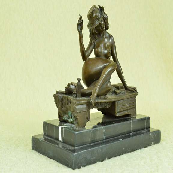 Dancer with Hat and Cigar Bronze Sculpture