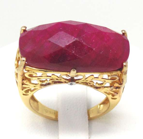 Sterling Silver Gemstone Ring