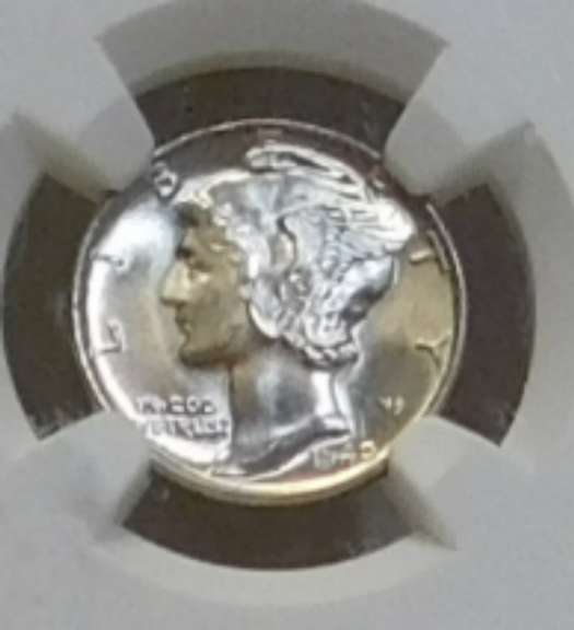 1940 Mercury Dime Unc  NGC MS-66-FB