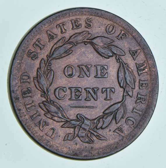 1839 Braided Hair Large Cent