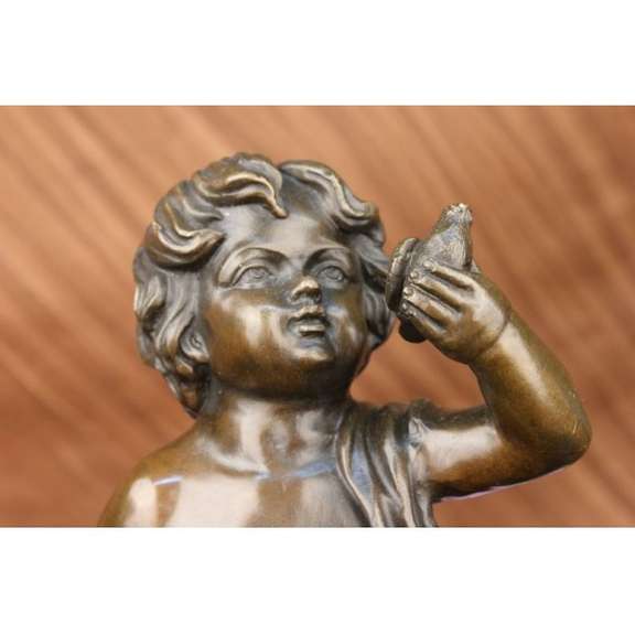 Delightful Boy Bronze Statue