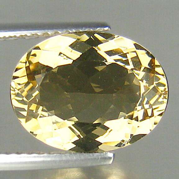 Real untreated Golden Beryl weighing 3.81 carats