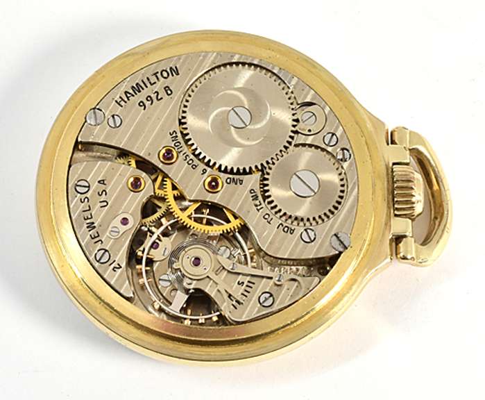 Popular Hamilton 21 Jewl Railroad Watch