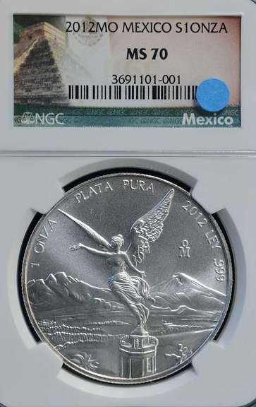 2012 Mo Mexcio Libertad MS 70 NGC