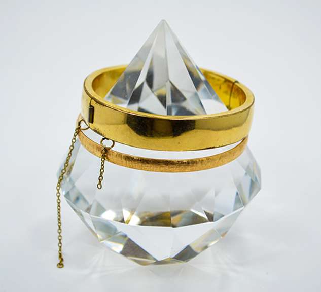 Two Vintage 12KGF Bracelets Signed Coro And A&Z