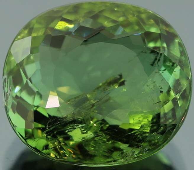 Huge! 16.51ct open color grass green Tourmaline
