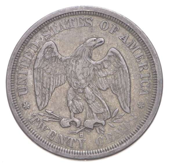 1875-S Seated Liberty Twenty-Cent Piece