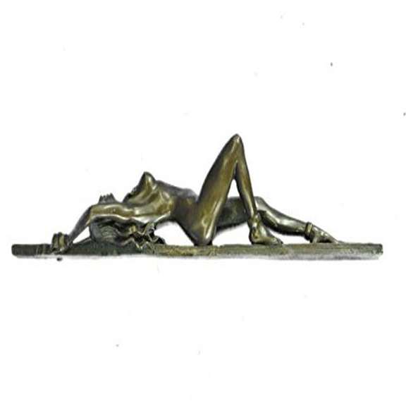 Erotic Chained Bondage Bronze Sculpture