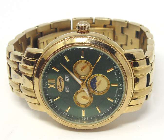 Romilly Chrono Green Dial Watch