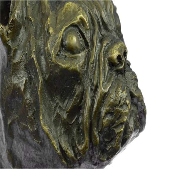 Man Best Friend French Bulldog Dog Bronze Sculpture