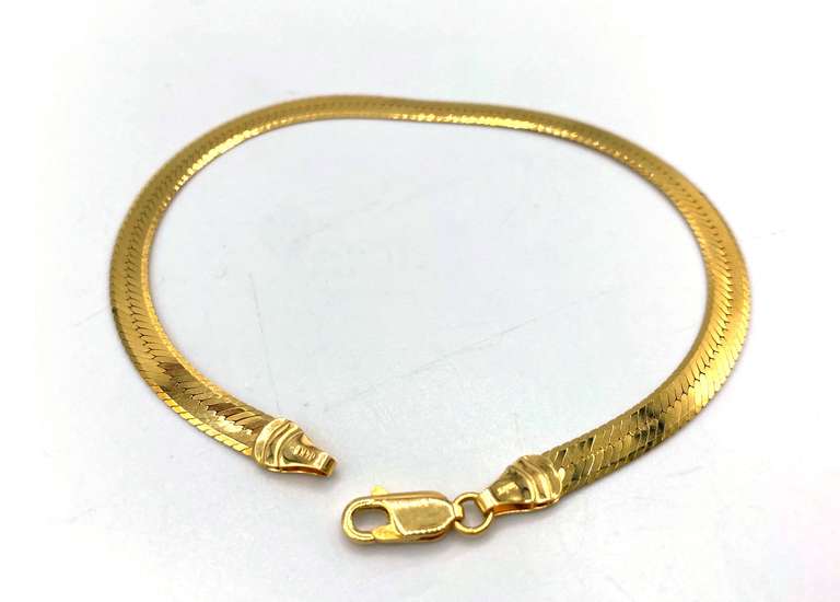 Always Needed 14kt Herringbone Bracelet