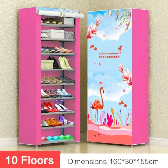 10 Floors Shoe Racks Wall Shelf Closet Box Stand