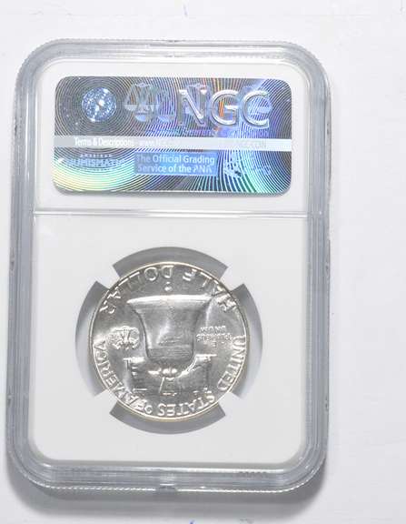MS64 FBL 1962 Franklin Half Dollar - Graded NGC