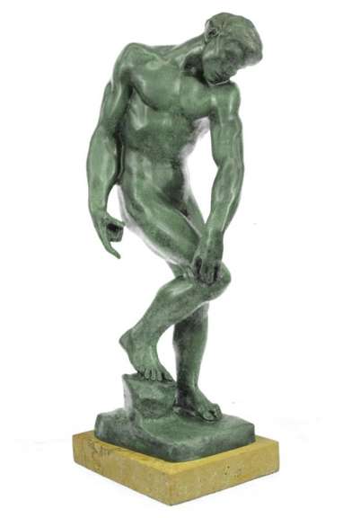 Male French Statue Bronze Sculpture