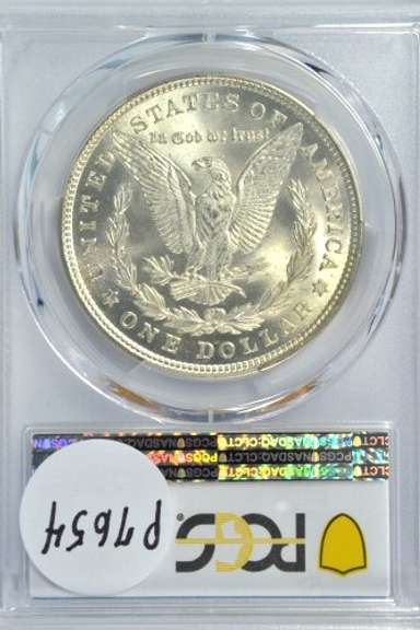 Basically Gem BU 1921 Morgan Silver Dollar. PCGS MS64+