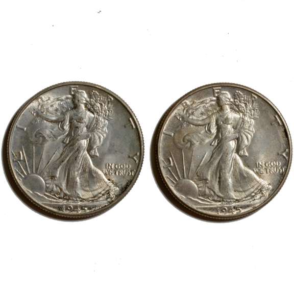 1944 &1945 Raw BU Walkers