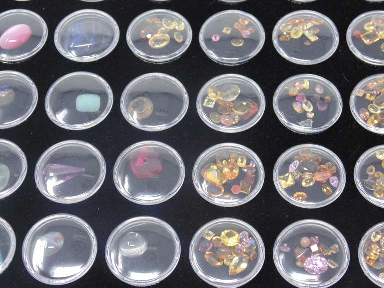 Tray of Colored Stones