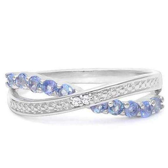Tanzanite Sterling Silver Ring