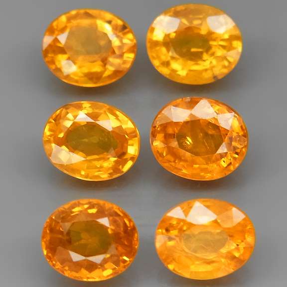 Full fire! 5.17ct top golden Sapphire set