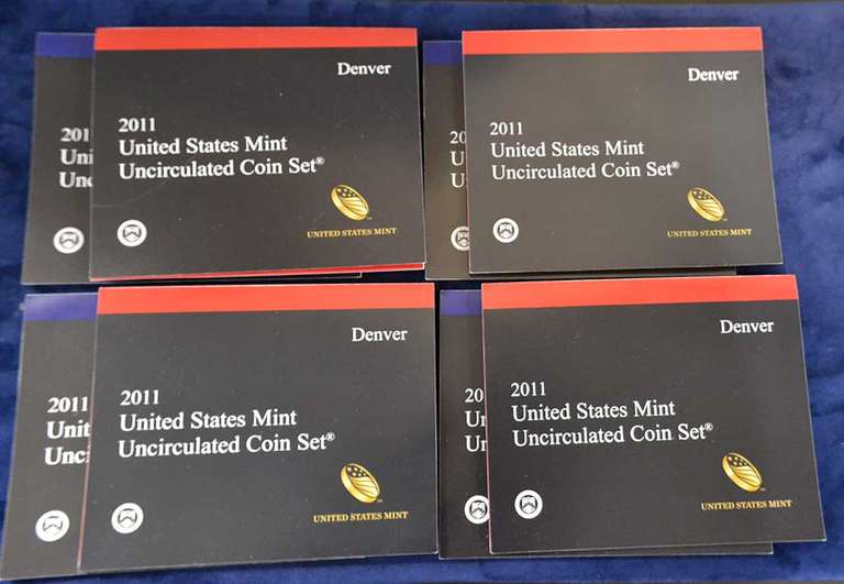 Lot Of 4 2011 Mint Sets  P & D