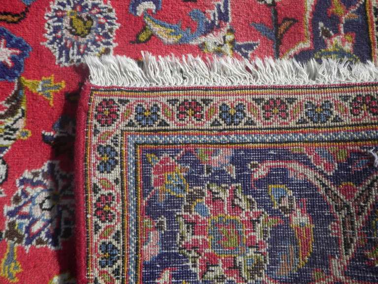 Semi Antique Persian Kashan 4.9x8.9