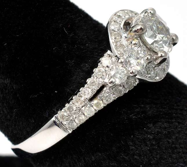 Diamond Unity Ring in 14K White Gold
