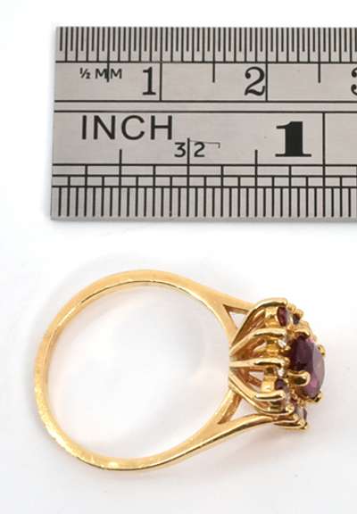Stunning Rhodolite Garnet Ring