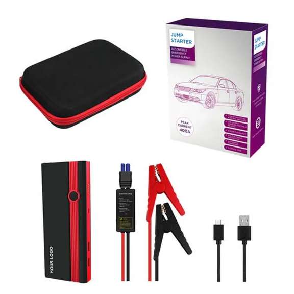 12000mAh Power Bank Jump Starter Power Kit