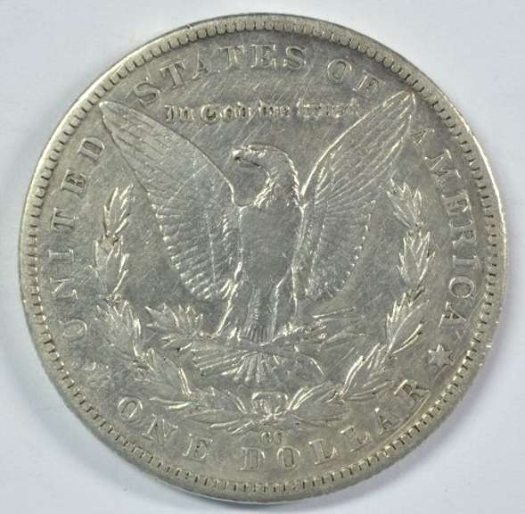Sharp scarce 1892-CC Morgan Silver Dollar. Nice