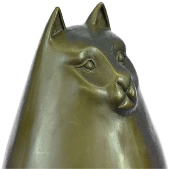 Modern Art Bronze Fat Cat Bronze Sculpture