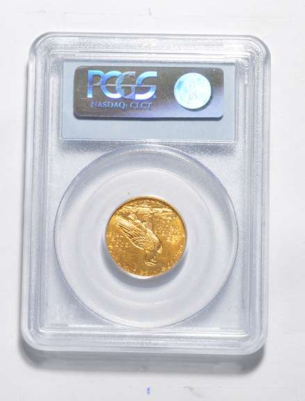 MS62 1915 $5.00 Indian Head Gold Half Eagle - Graded PCGS