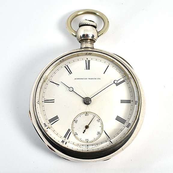 Lovely Waltham Pocket Watch in Coin Silver