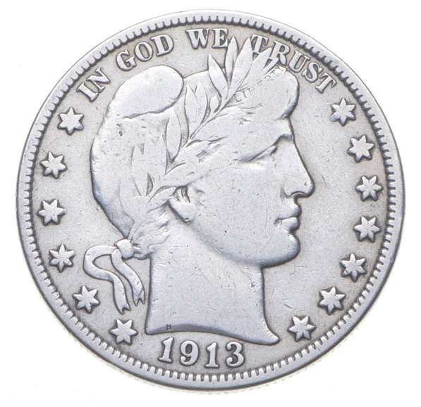 1913 Barber Half Dollar