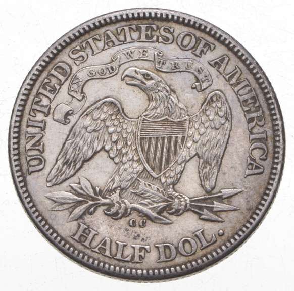 1876-CC Seated Liberty Half Dollar