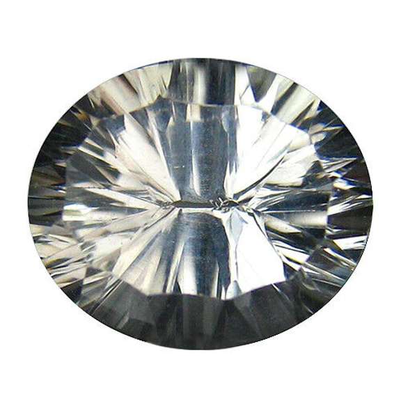Amazing 4.22ct concave cut diamond white Beryl